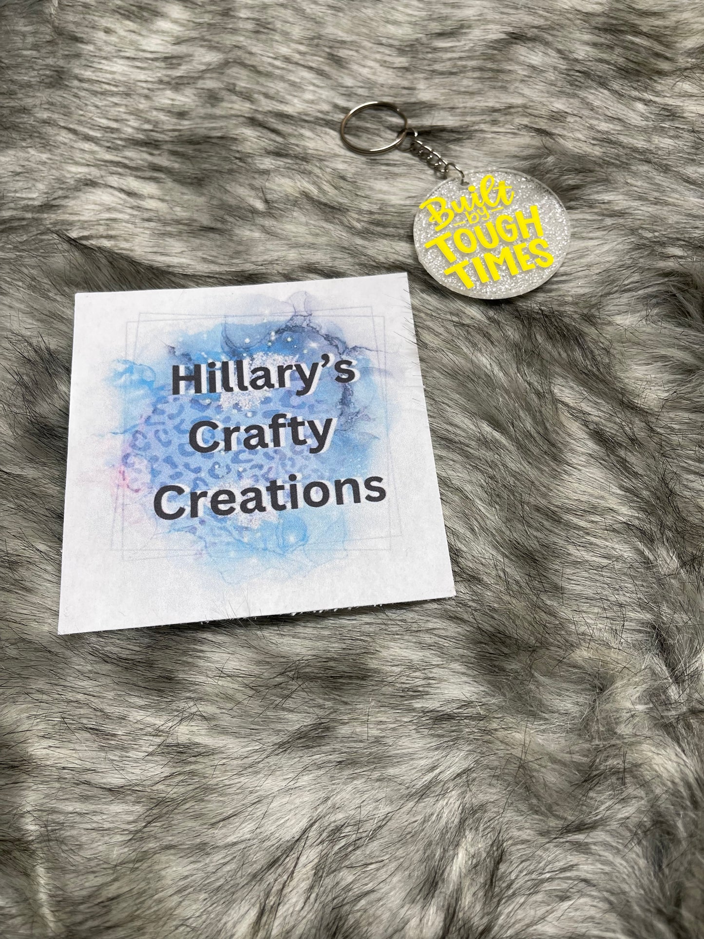 Built For Tough Times Keychain (Yellow)