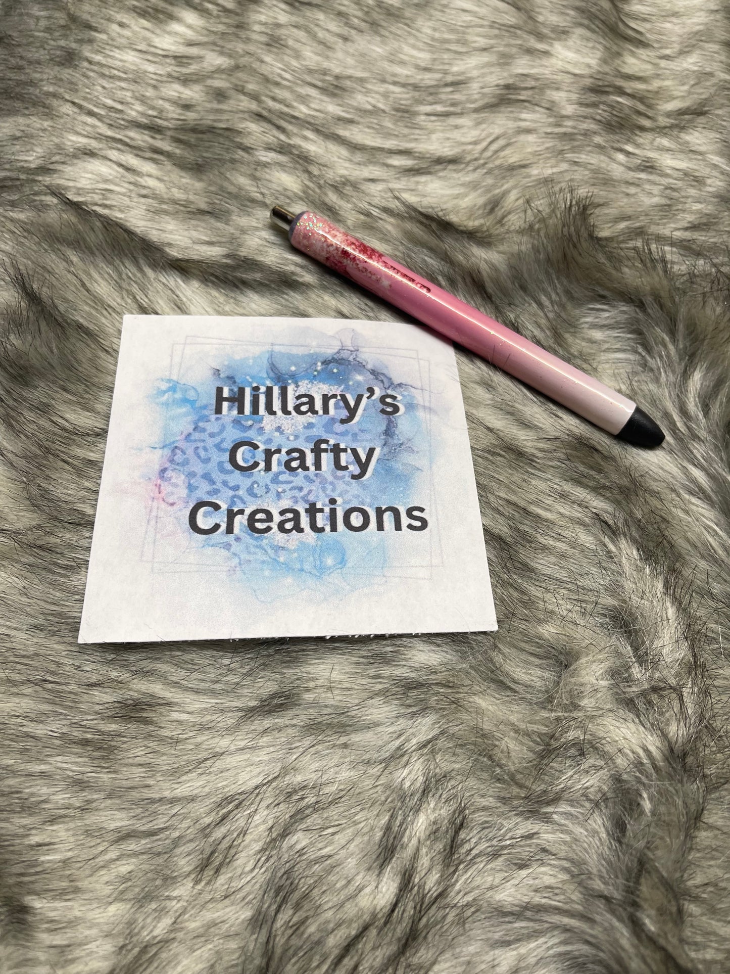 Pink Glitter Drip Pen