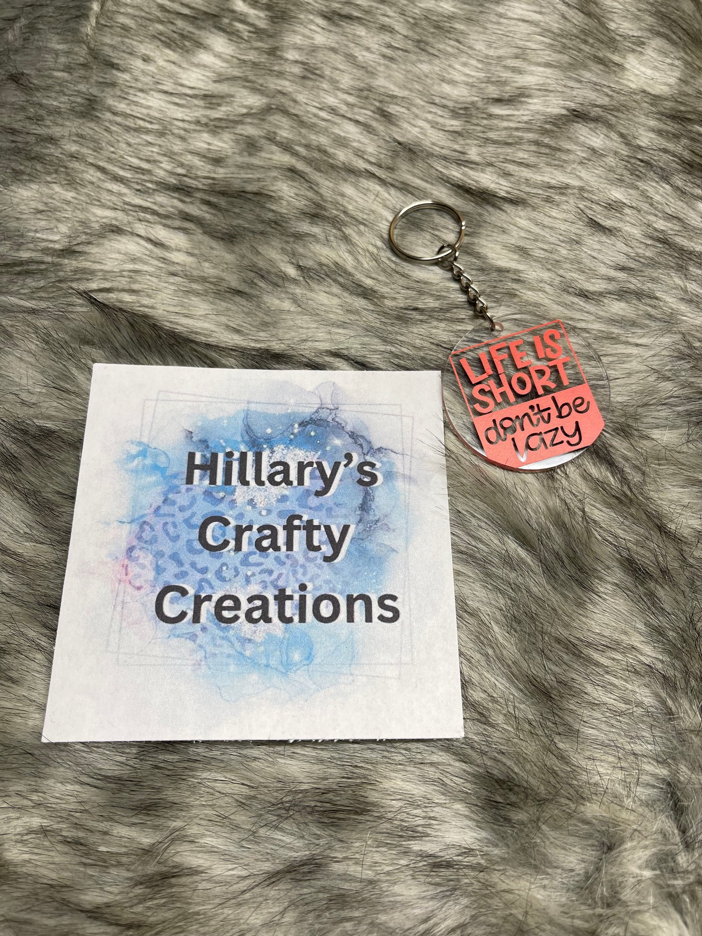 Life Is Short Keychain