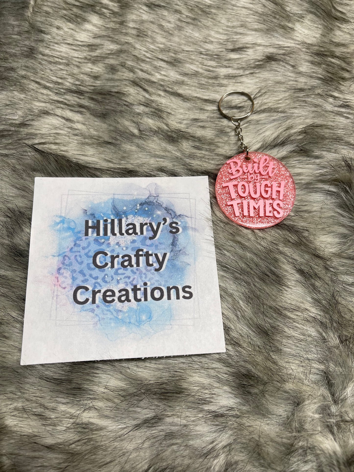 Built For Tough Times Keychain (Orange)